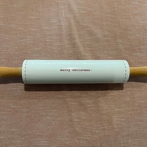 Rae Dunn Christmas Rolling Pin
